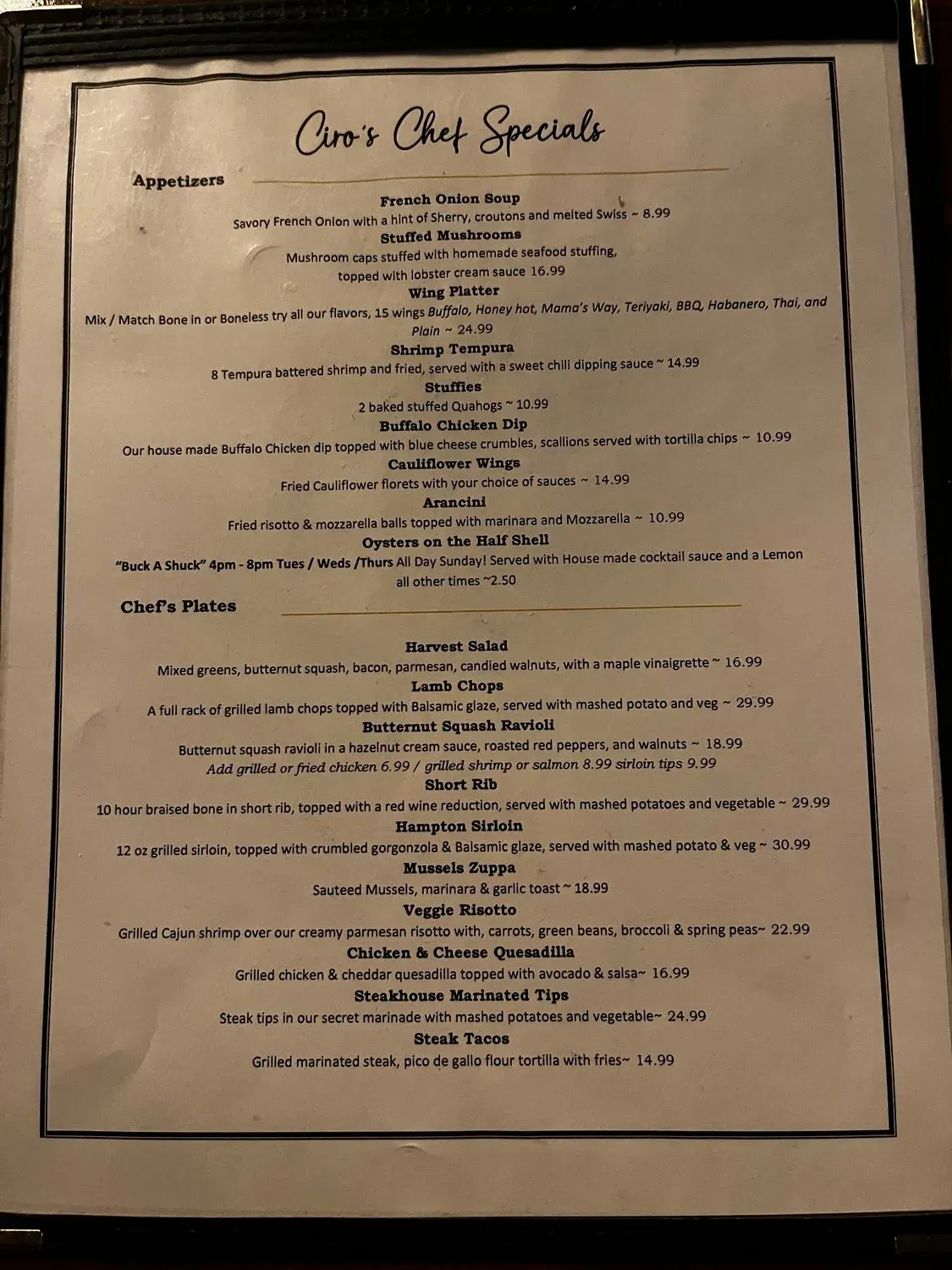 Menu 2