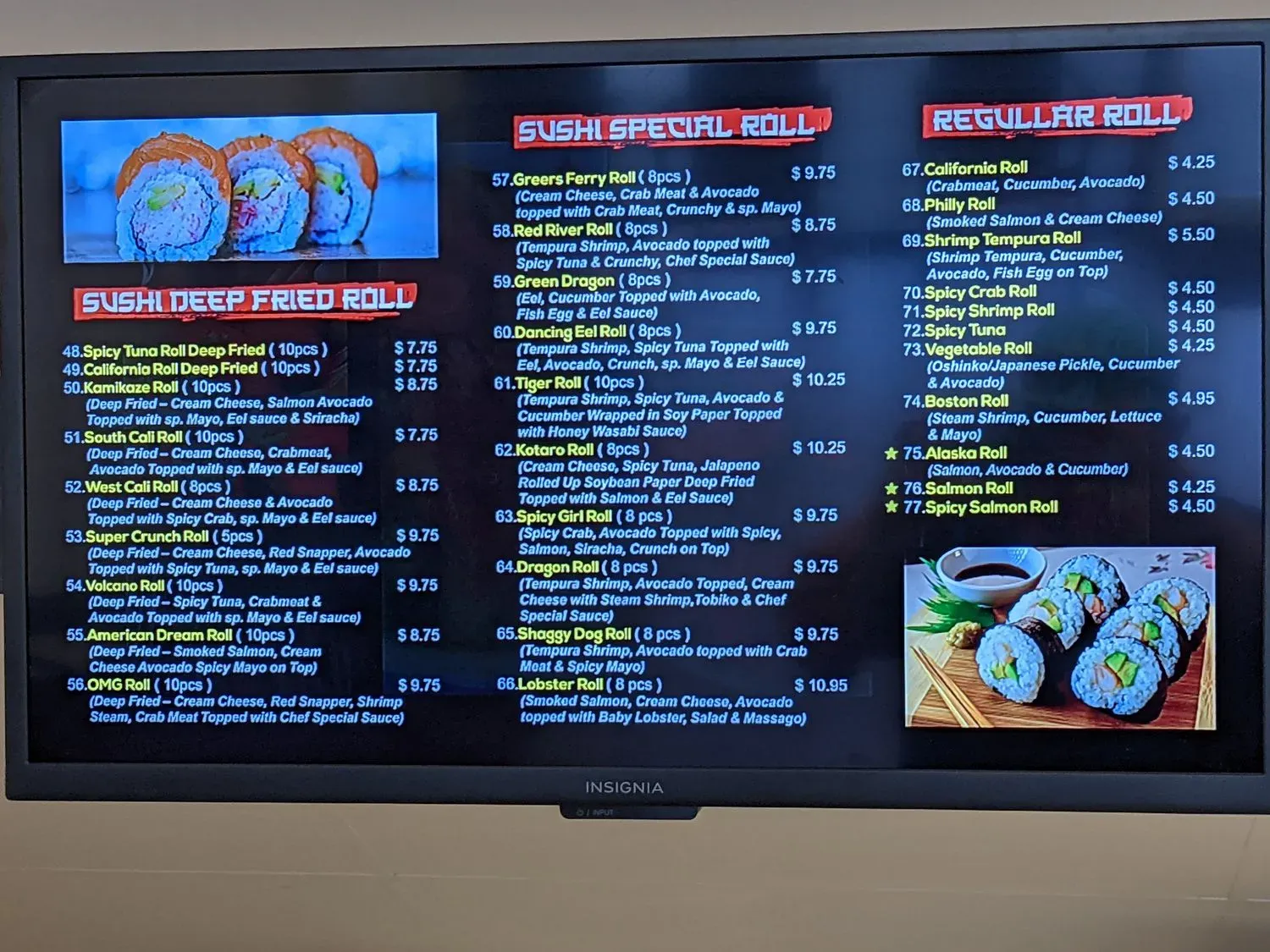 Menu 5