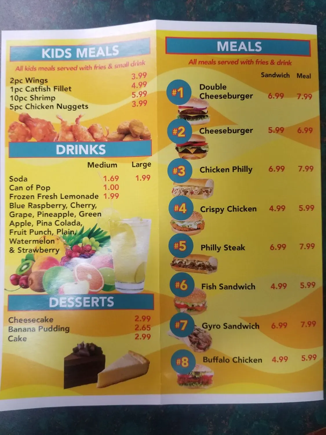 Menu 2