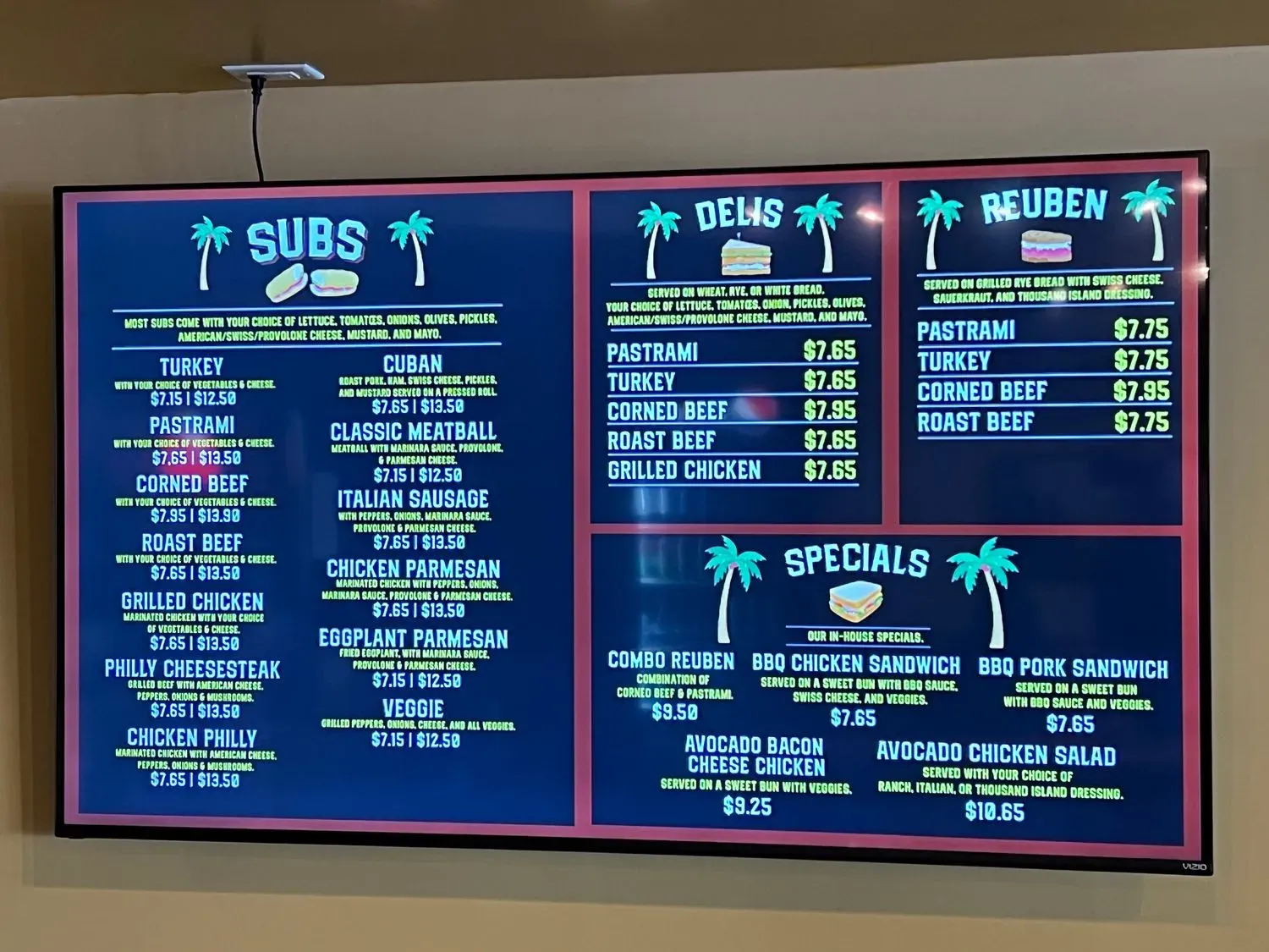 Menu 2