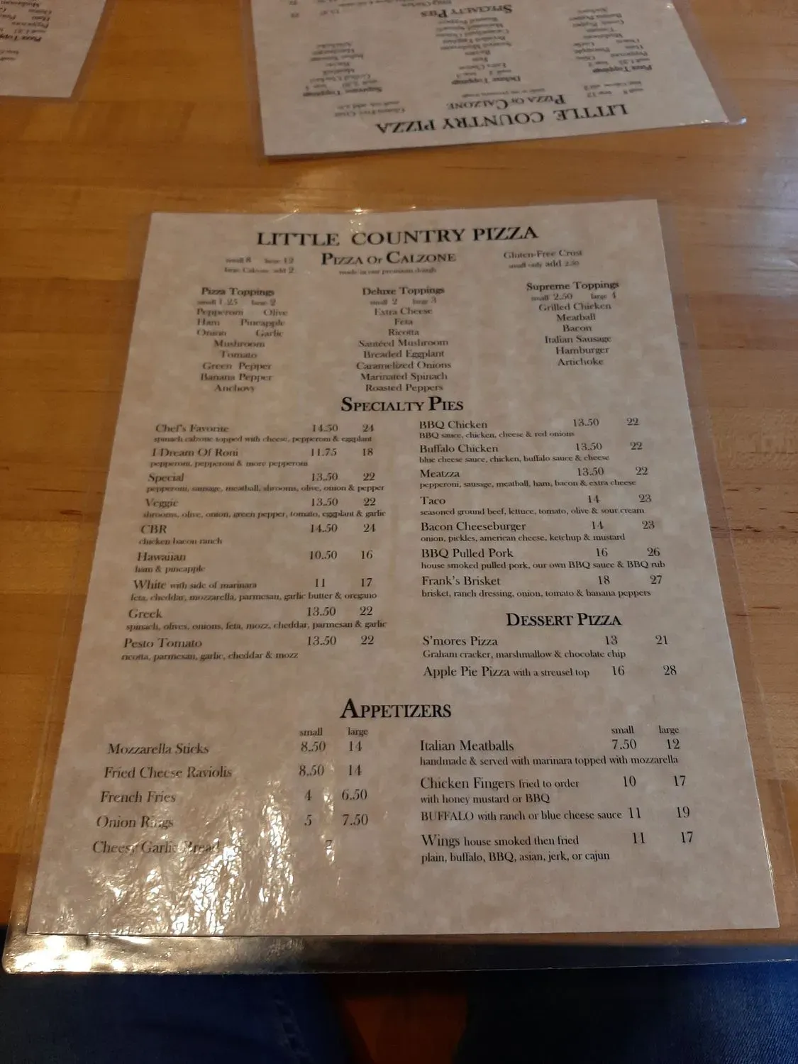 Menu 2