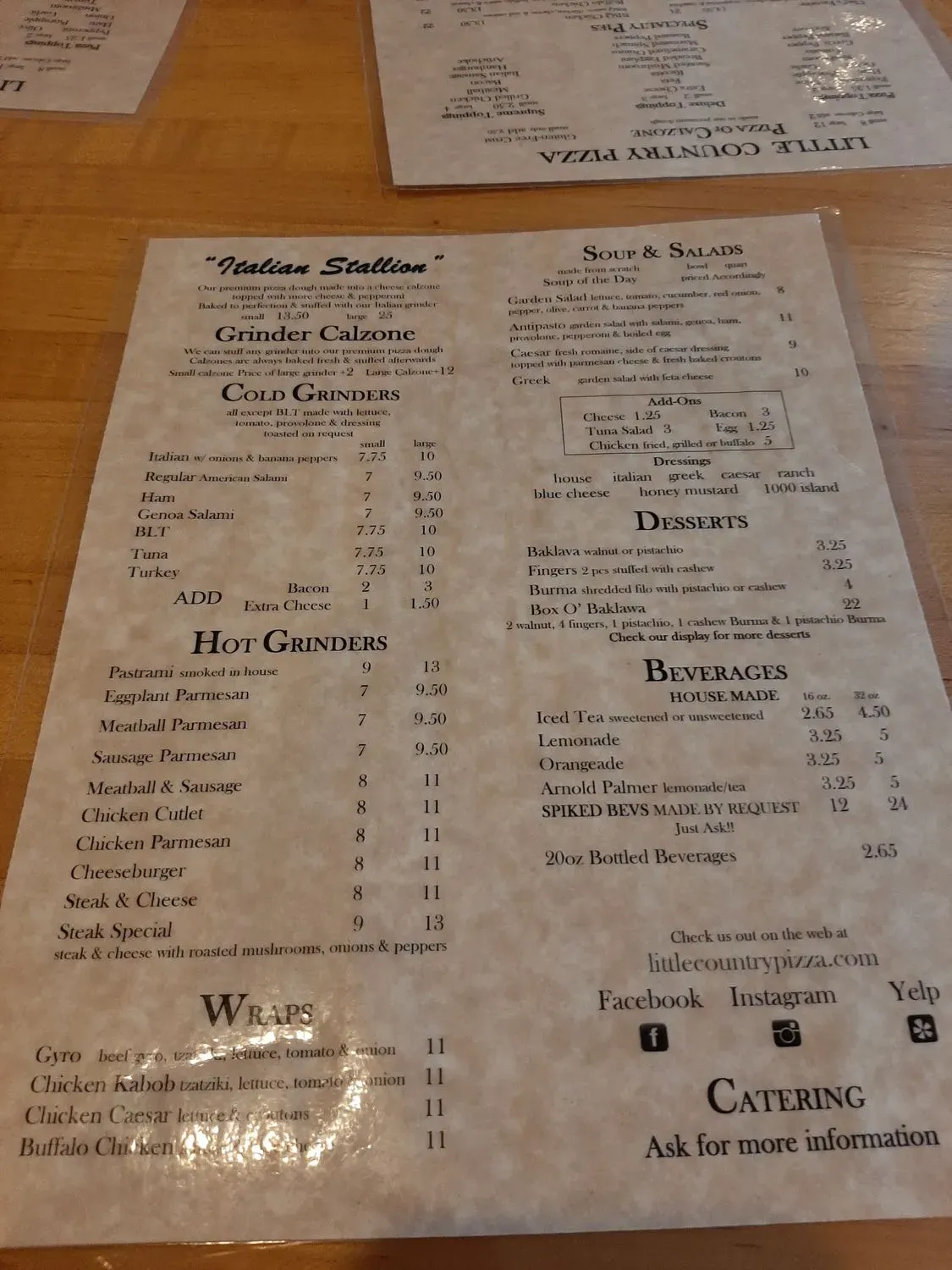 Menu 3