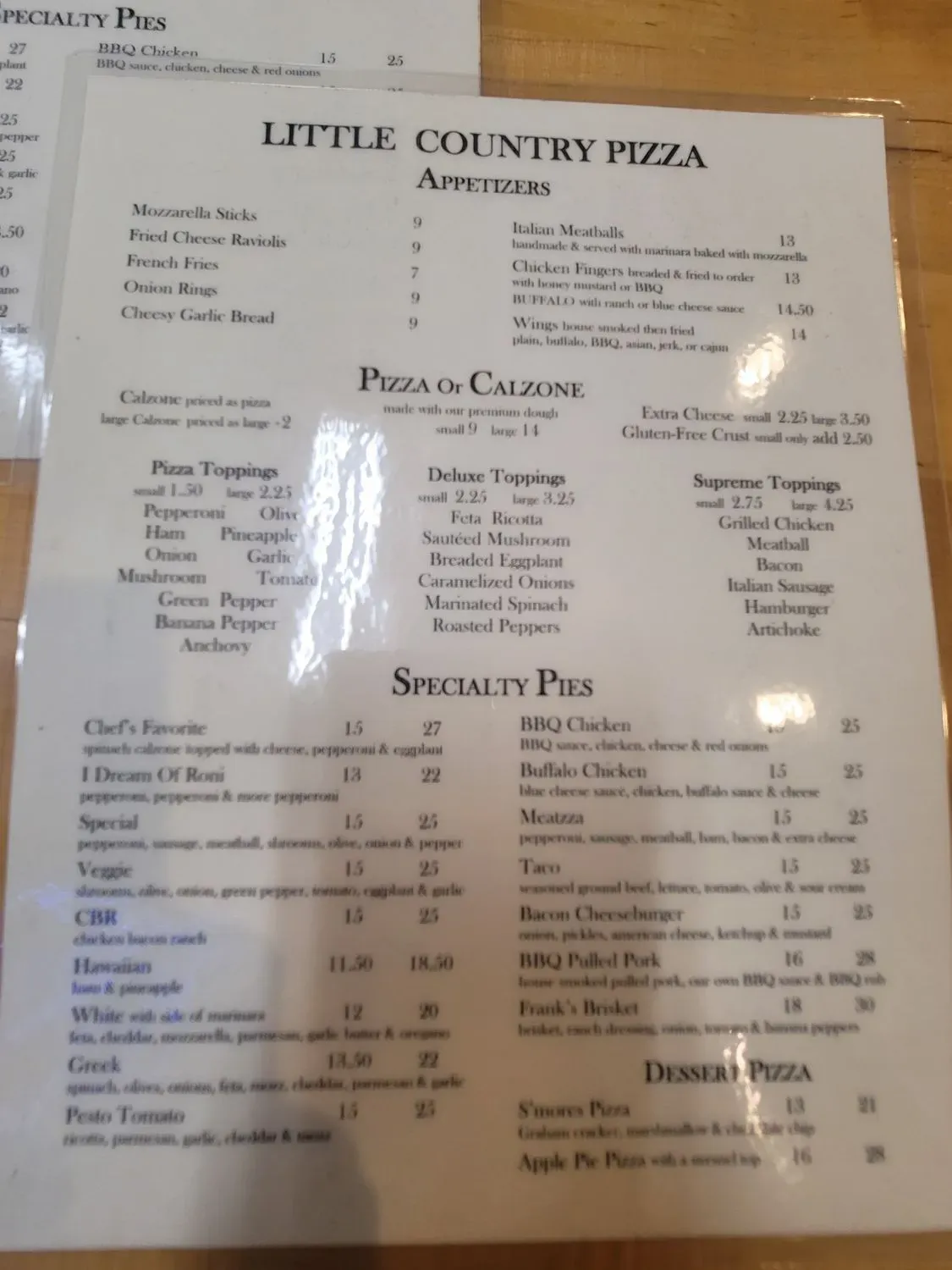 Menu 4