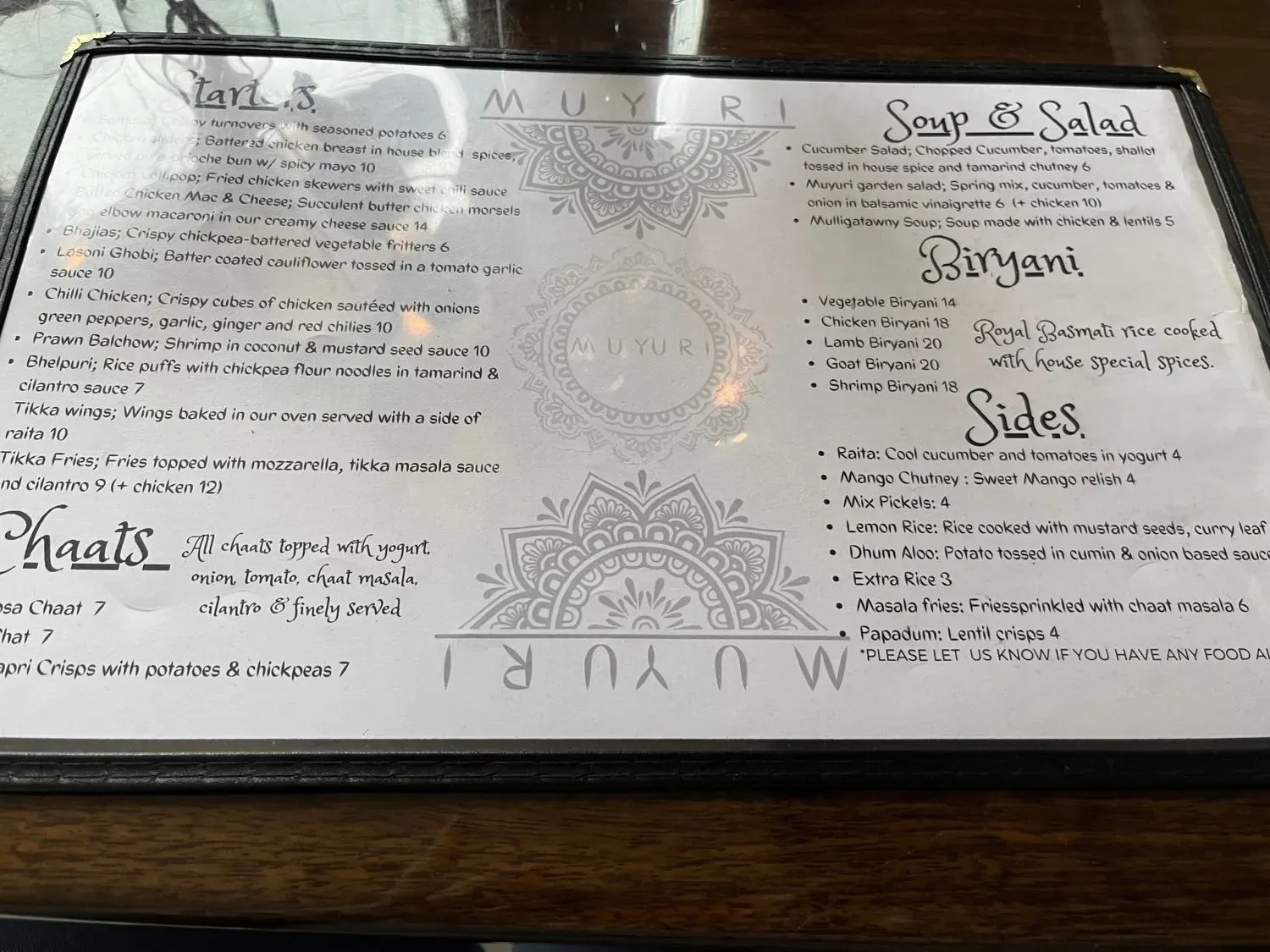 Menu 3