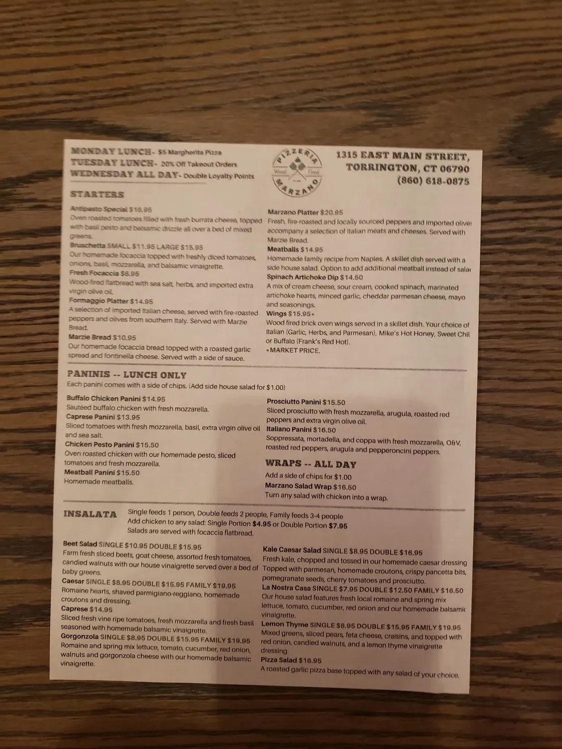 Menu 5