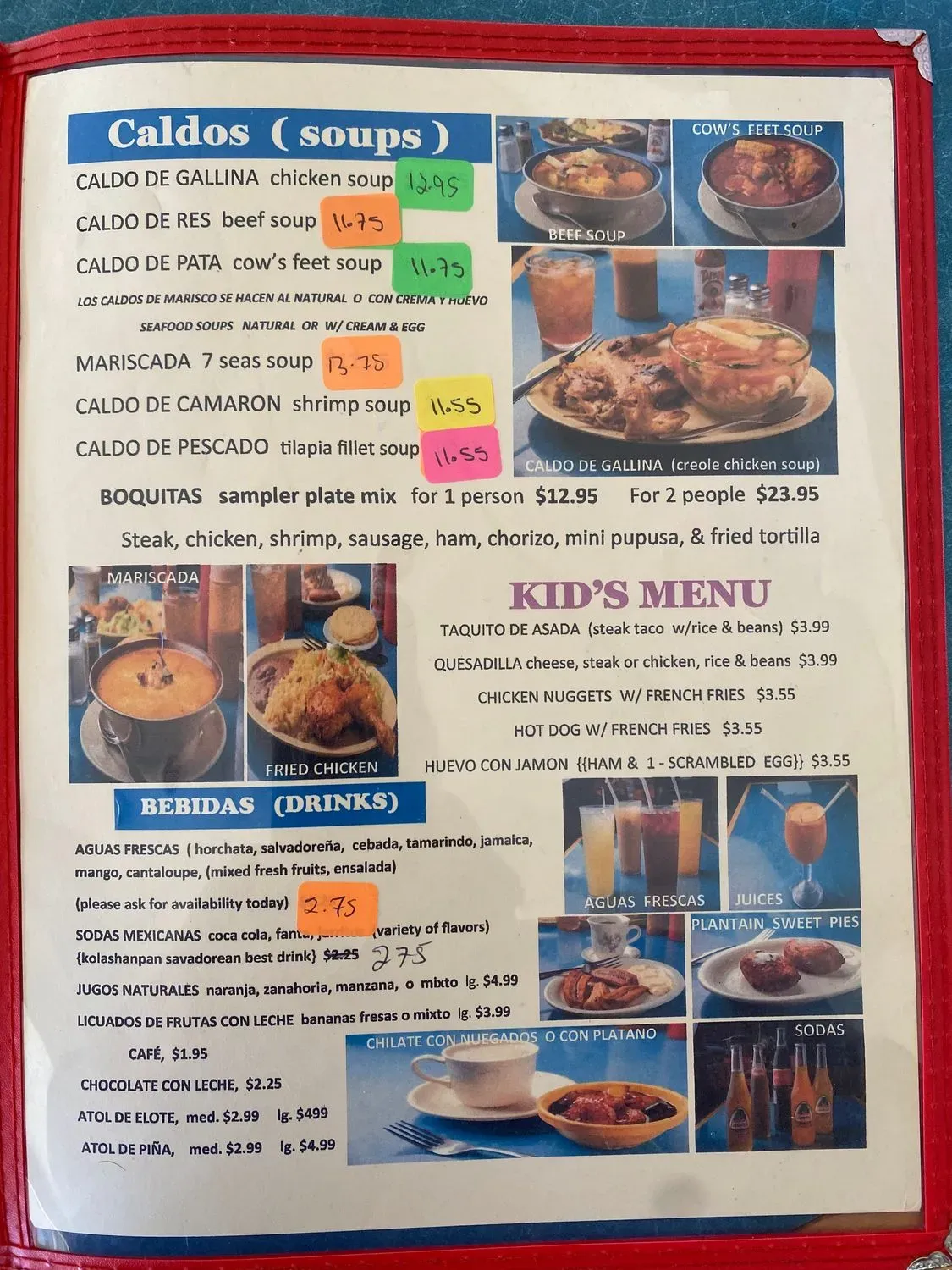 Menu 4