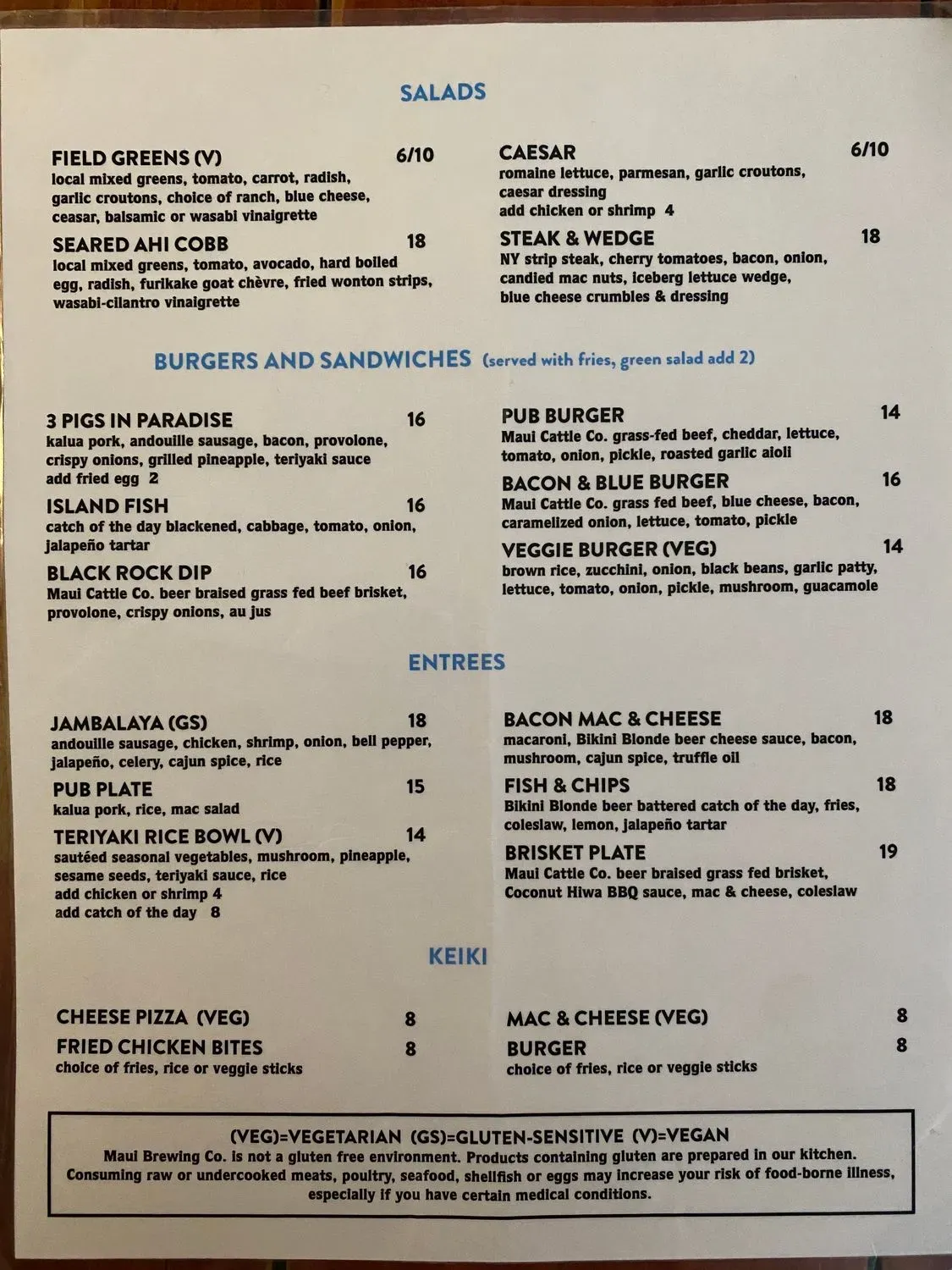 Menu 4