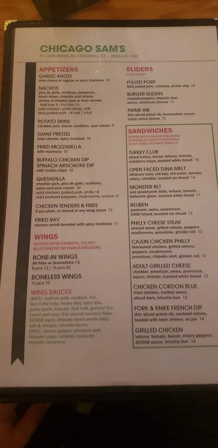 Menu 3