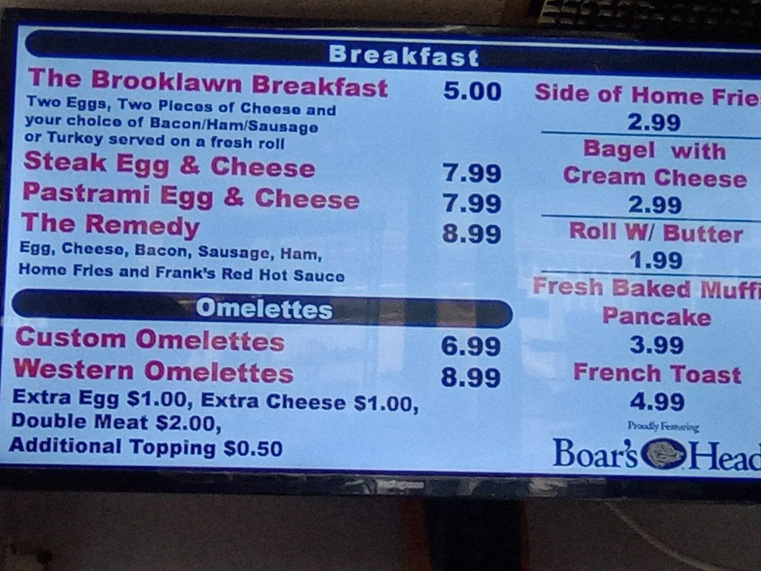 Menu 4