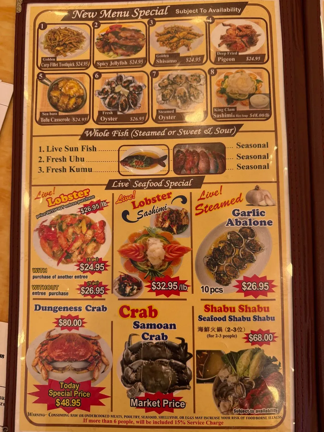 Menu 6