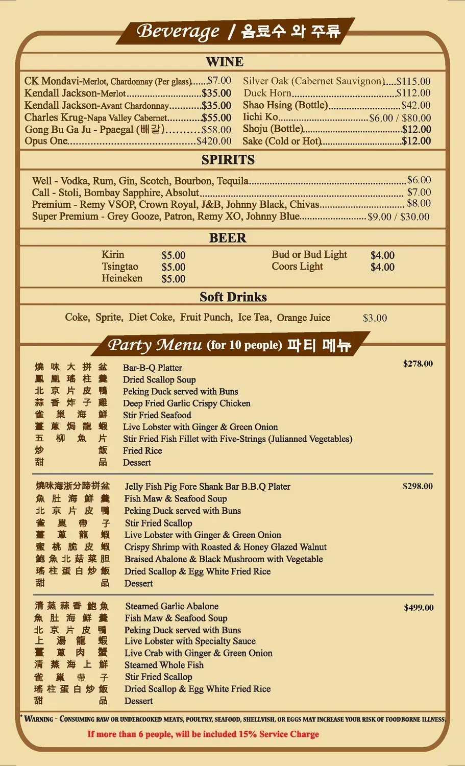 Menu 5