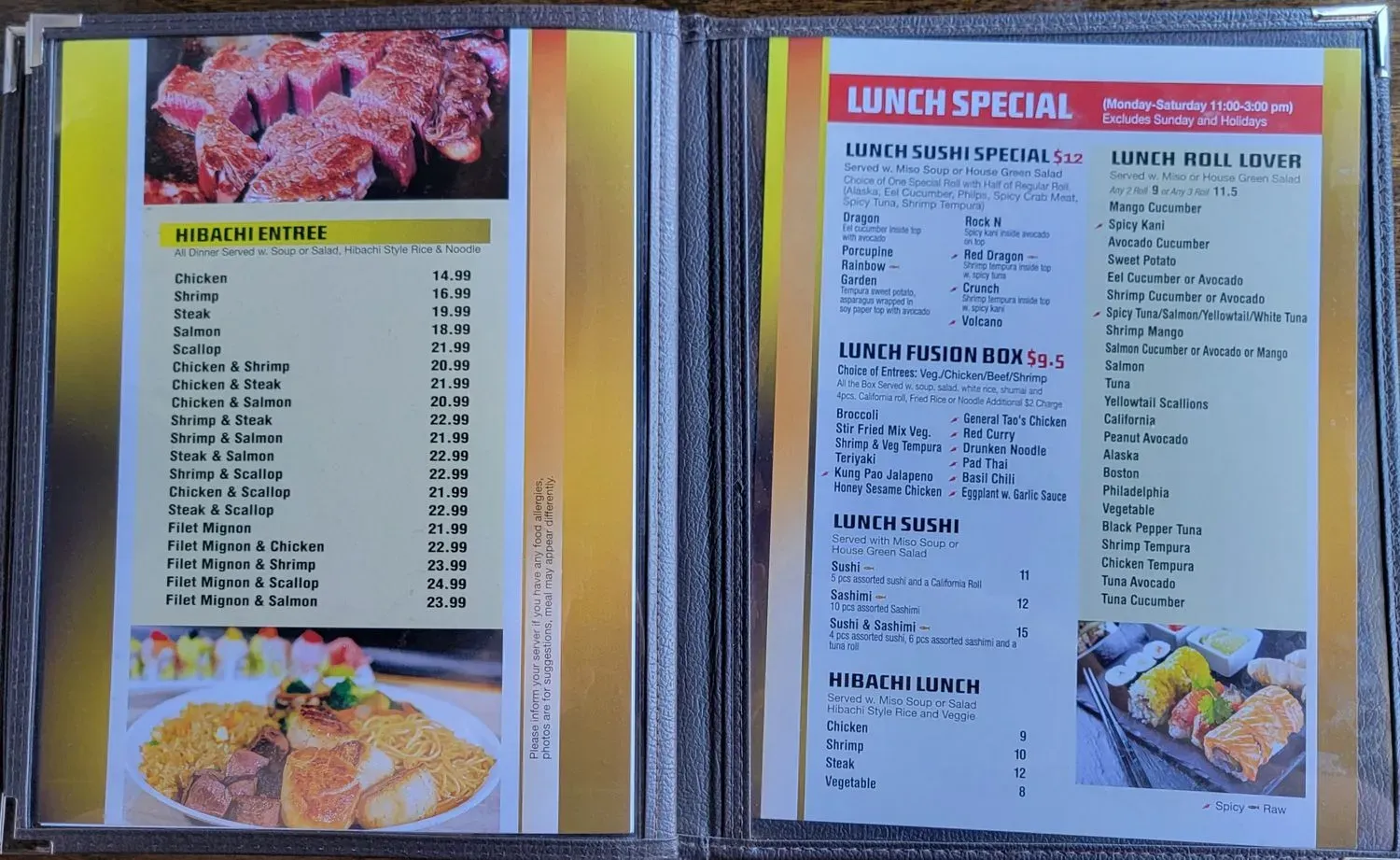 Menu 6