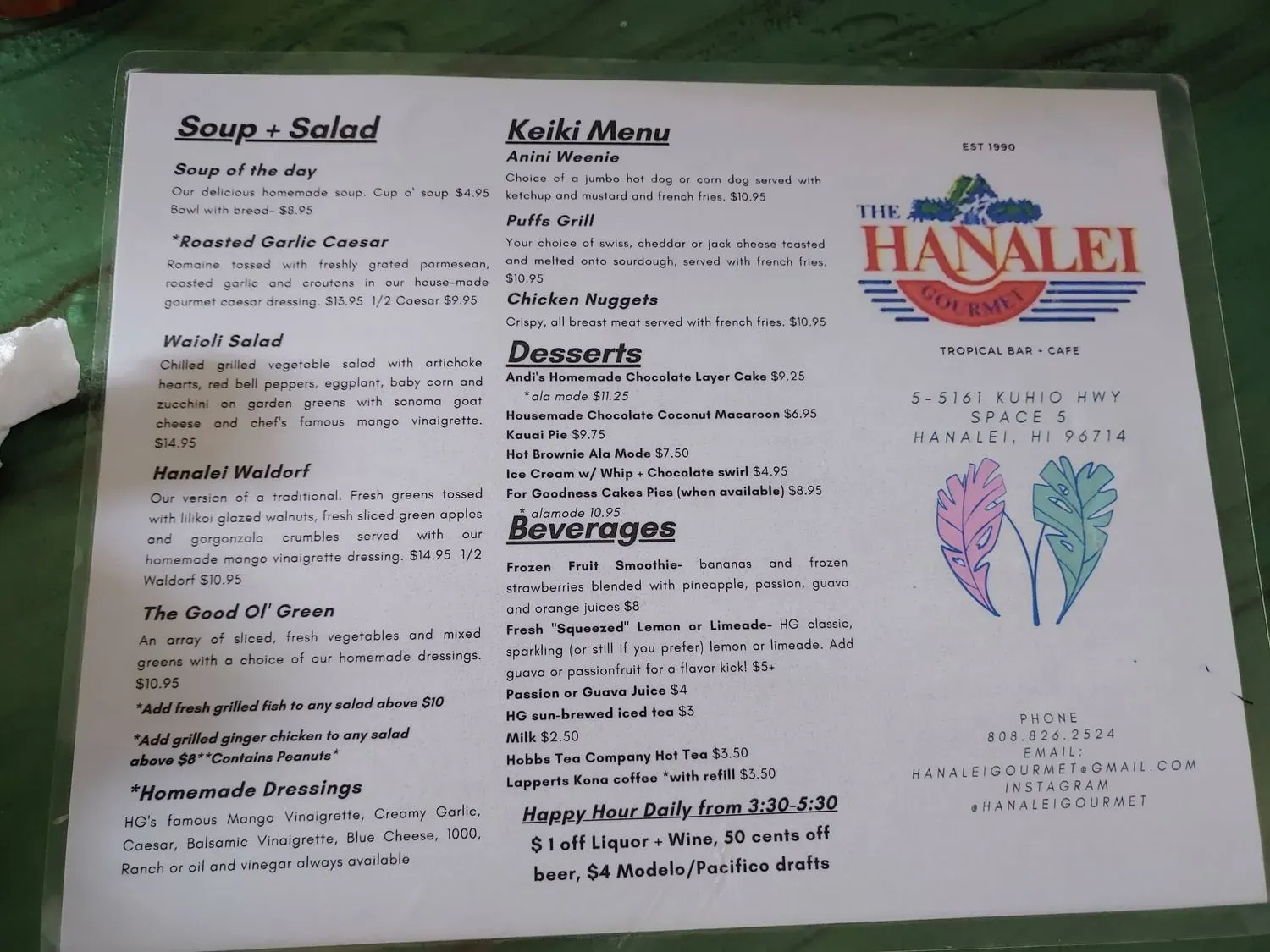Menu 6