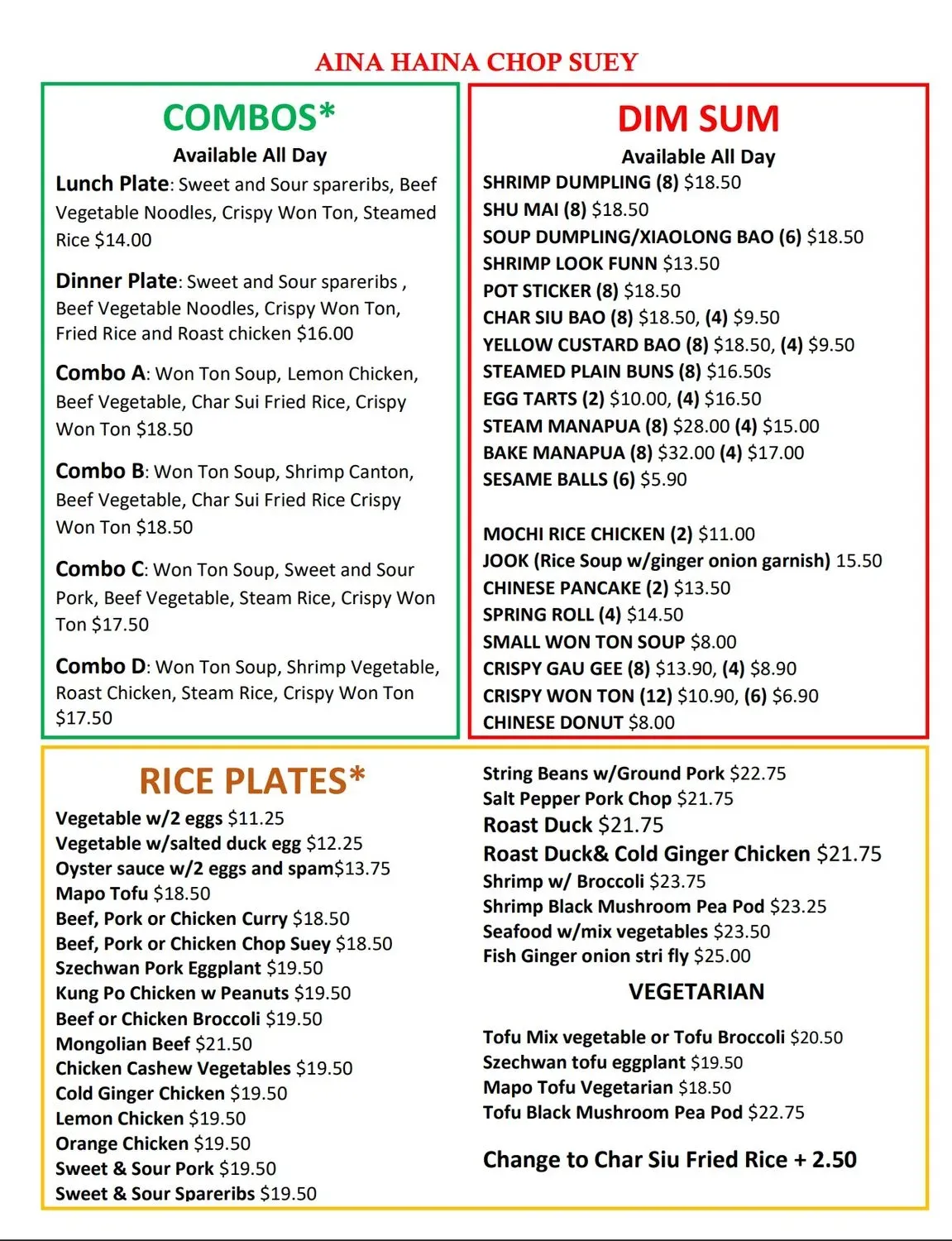 Menu 3
