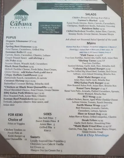 Menu 5