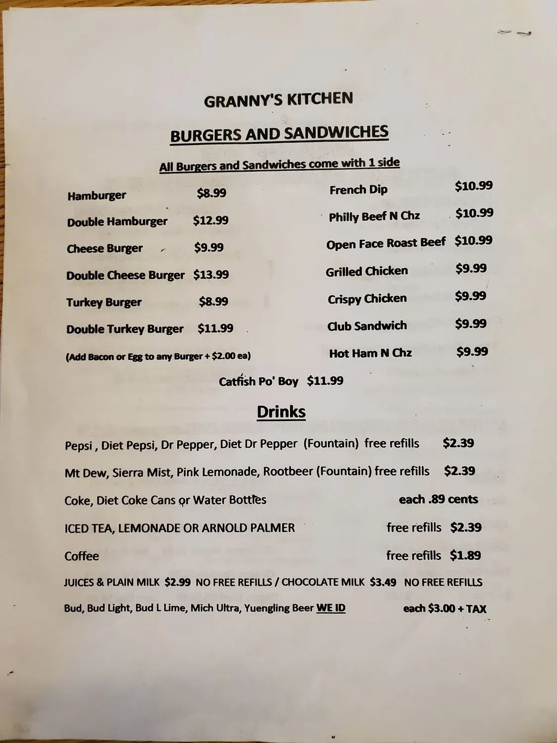 Menu 2