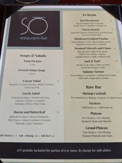 Menu 6