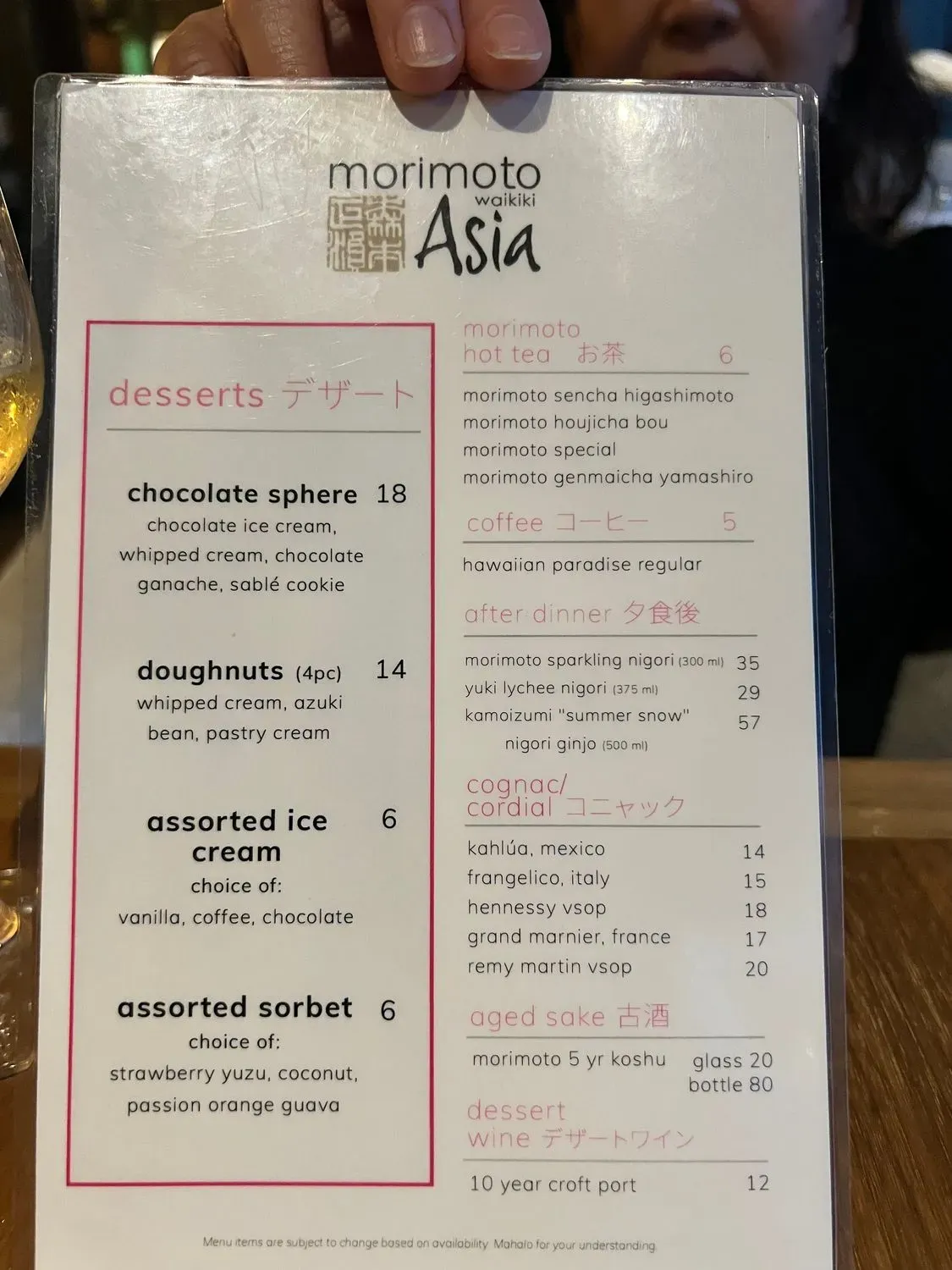 Menu 4