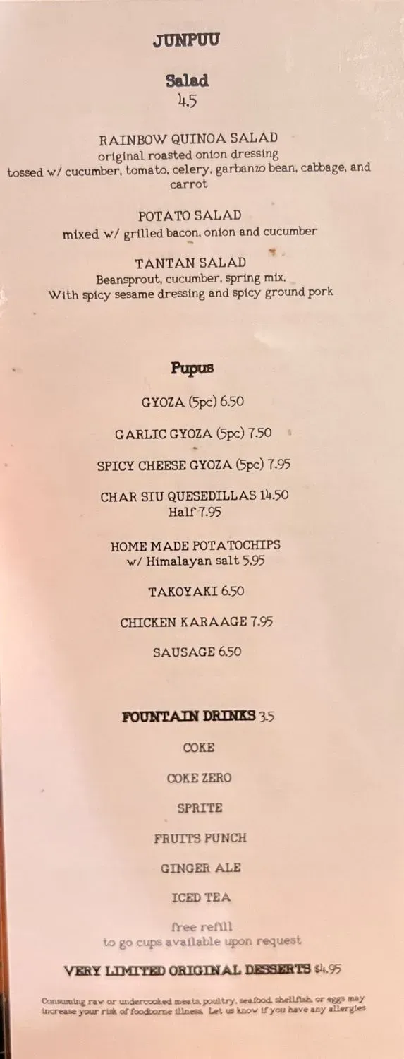 Menu 6