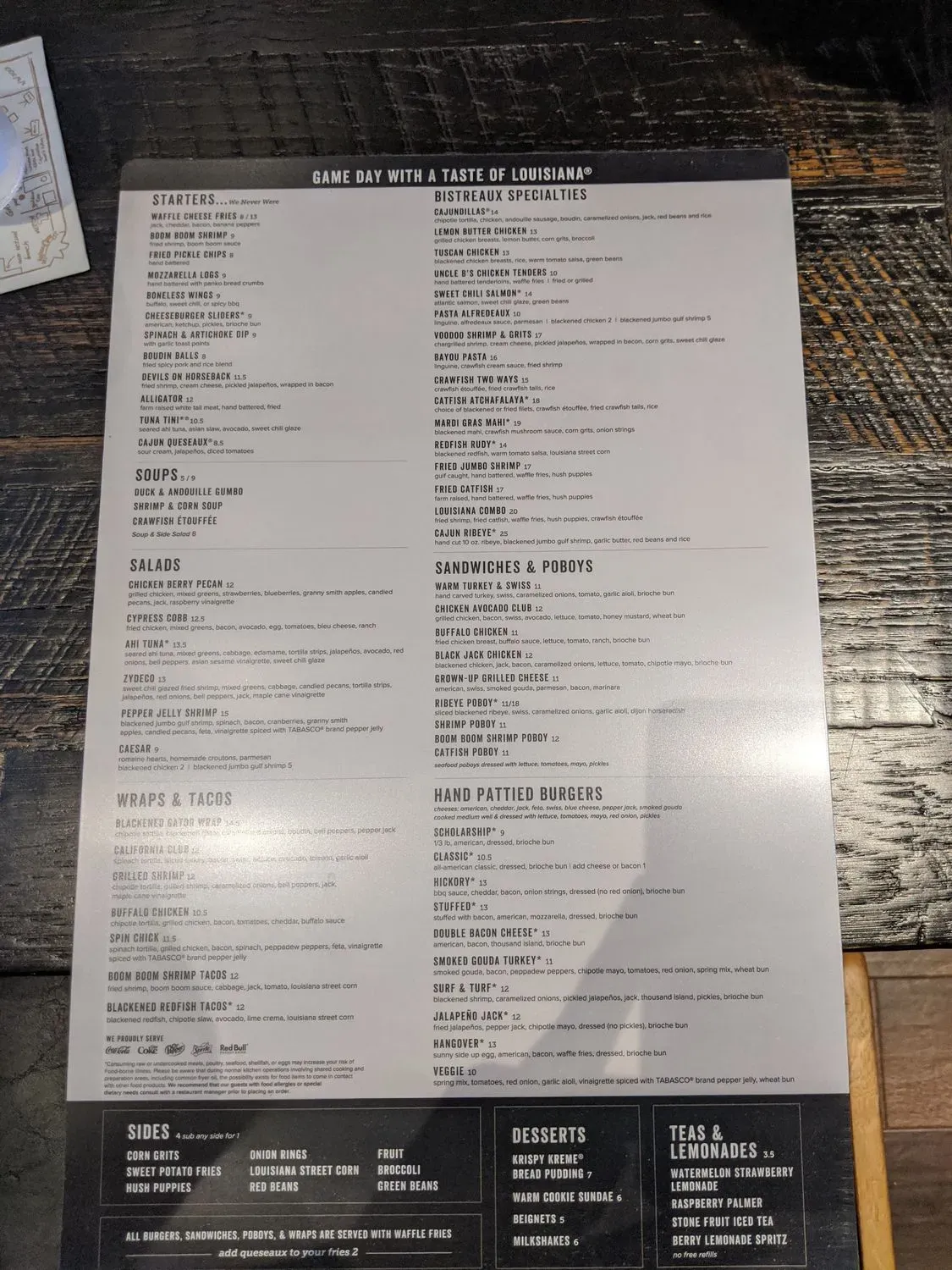 Menu 6