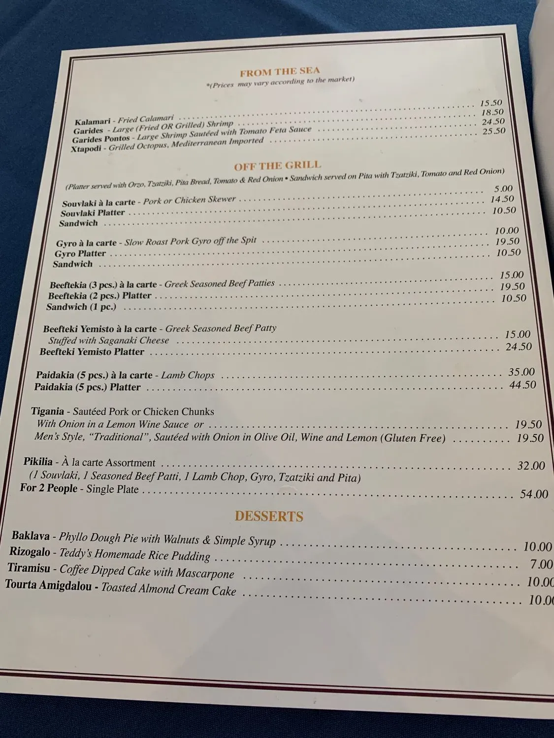 Menu 4