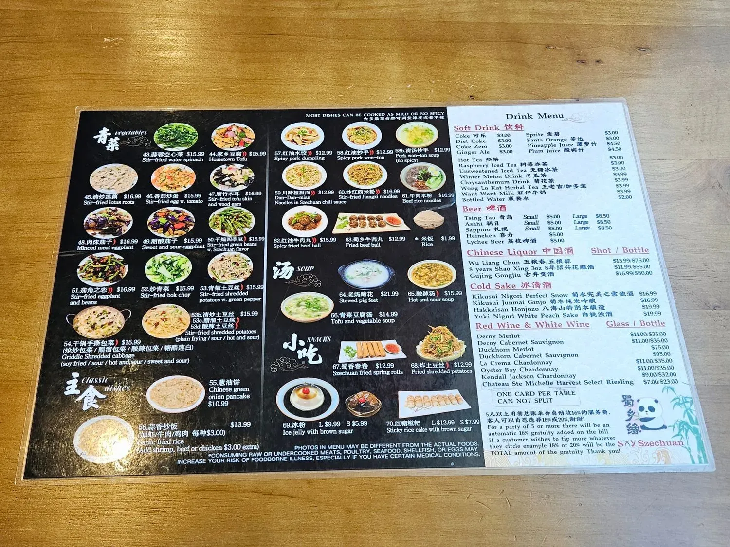 Menu 6