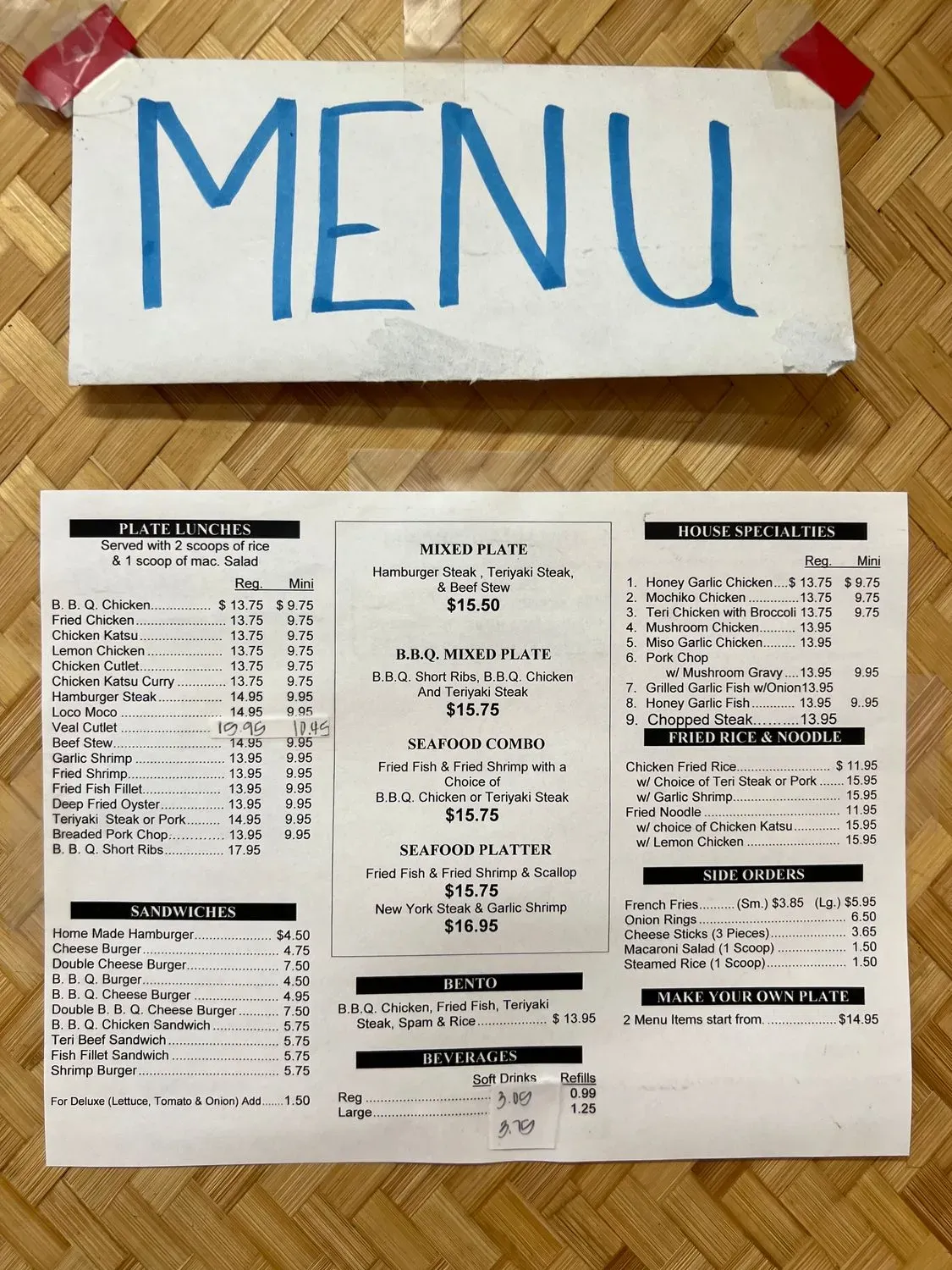 Menu 3