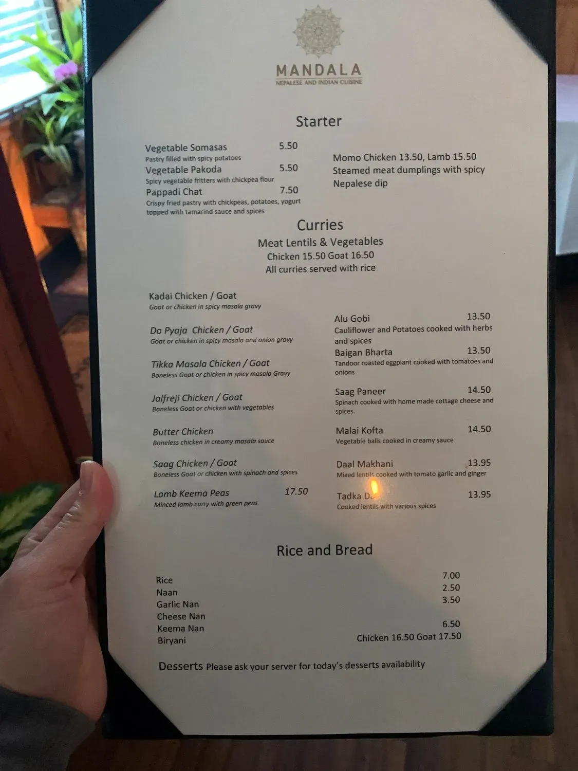 Menu 4