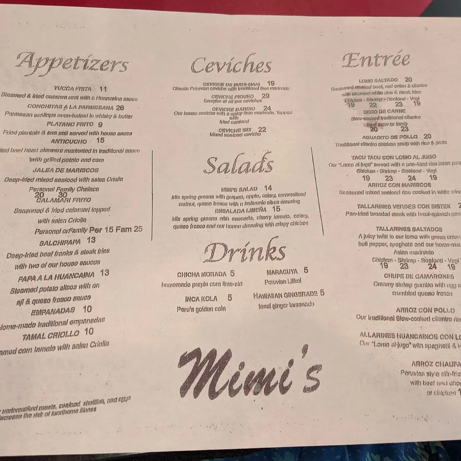 Menu 3