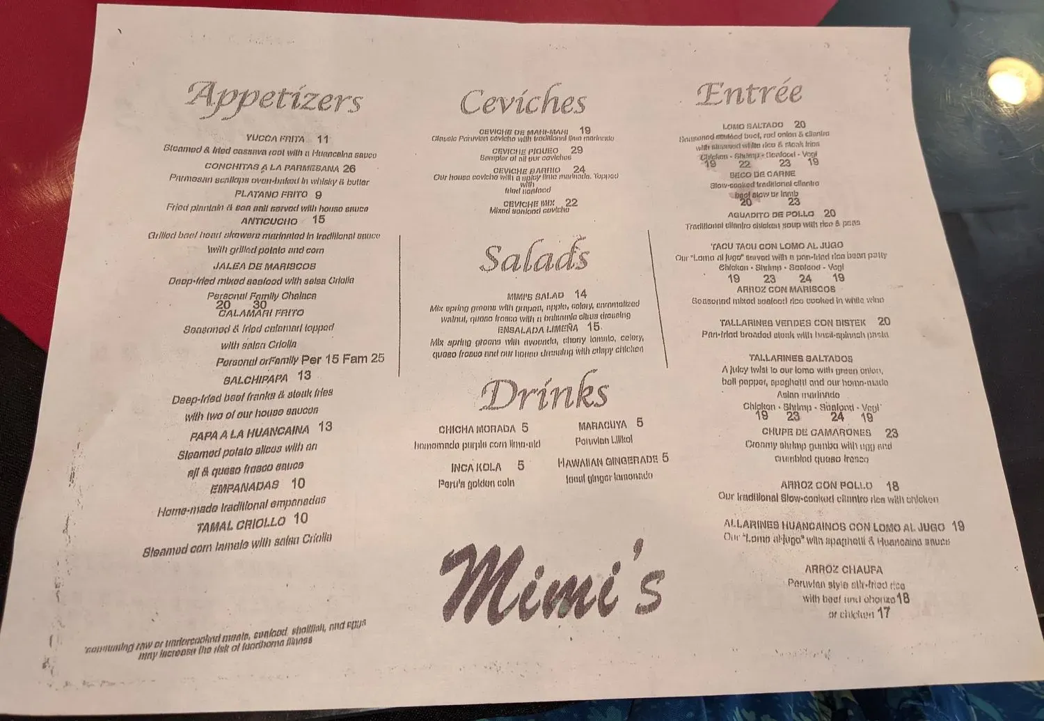 Menu 4