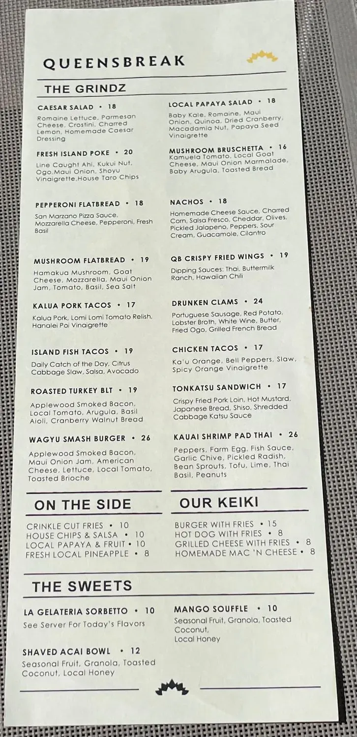 Menu 5