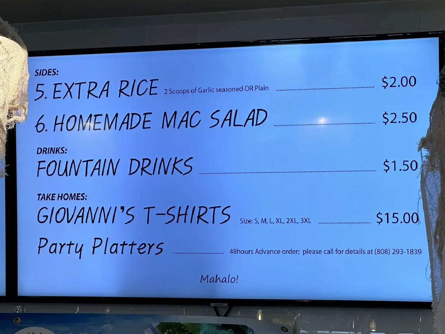 Menu 5