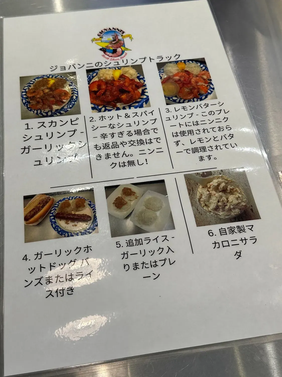 Menu 6