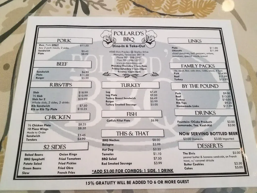 Menu 5