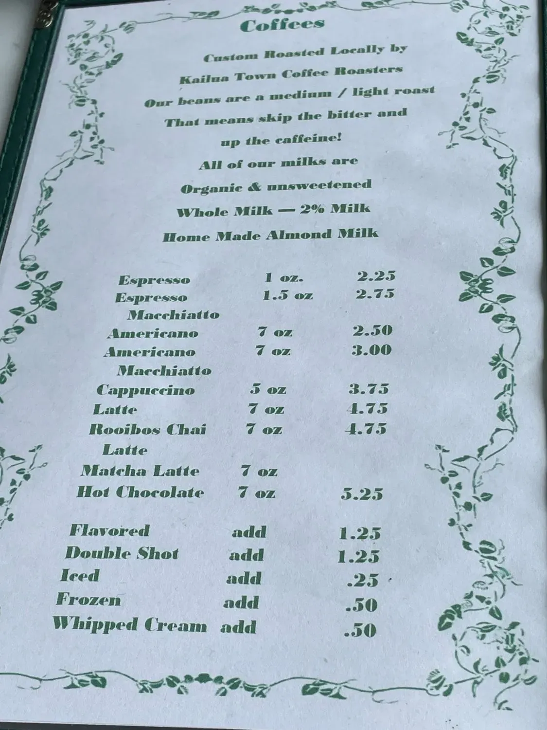 Menu 2