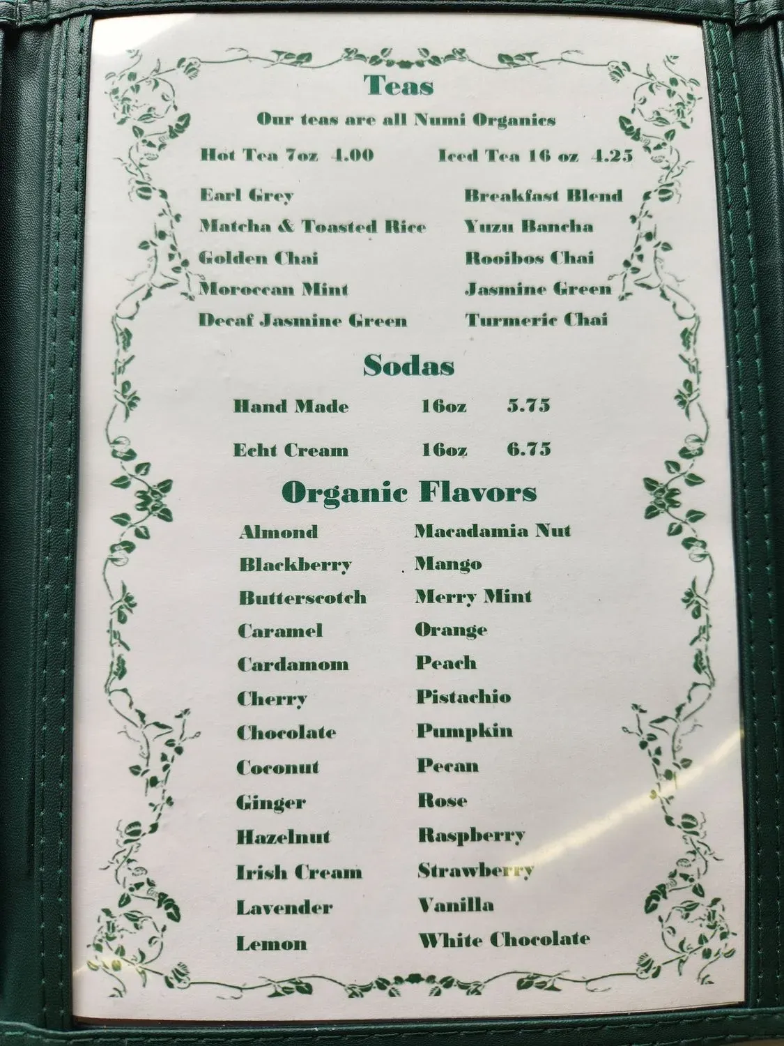 Menu 5