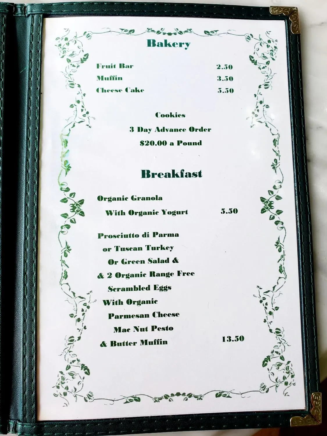 Menu 3