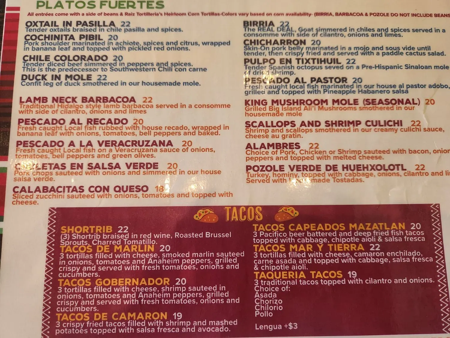 Menu 6