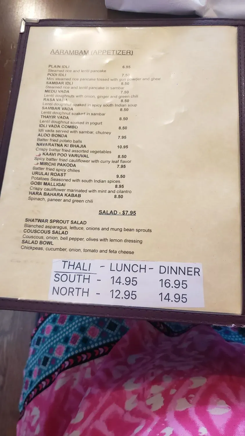 Menu 4