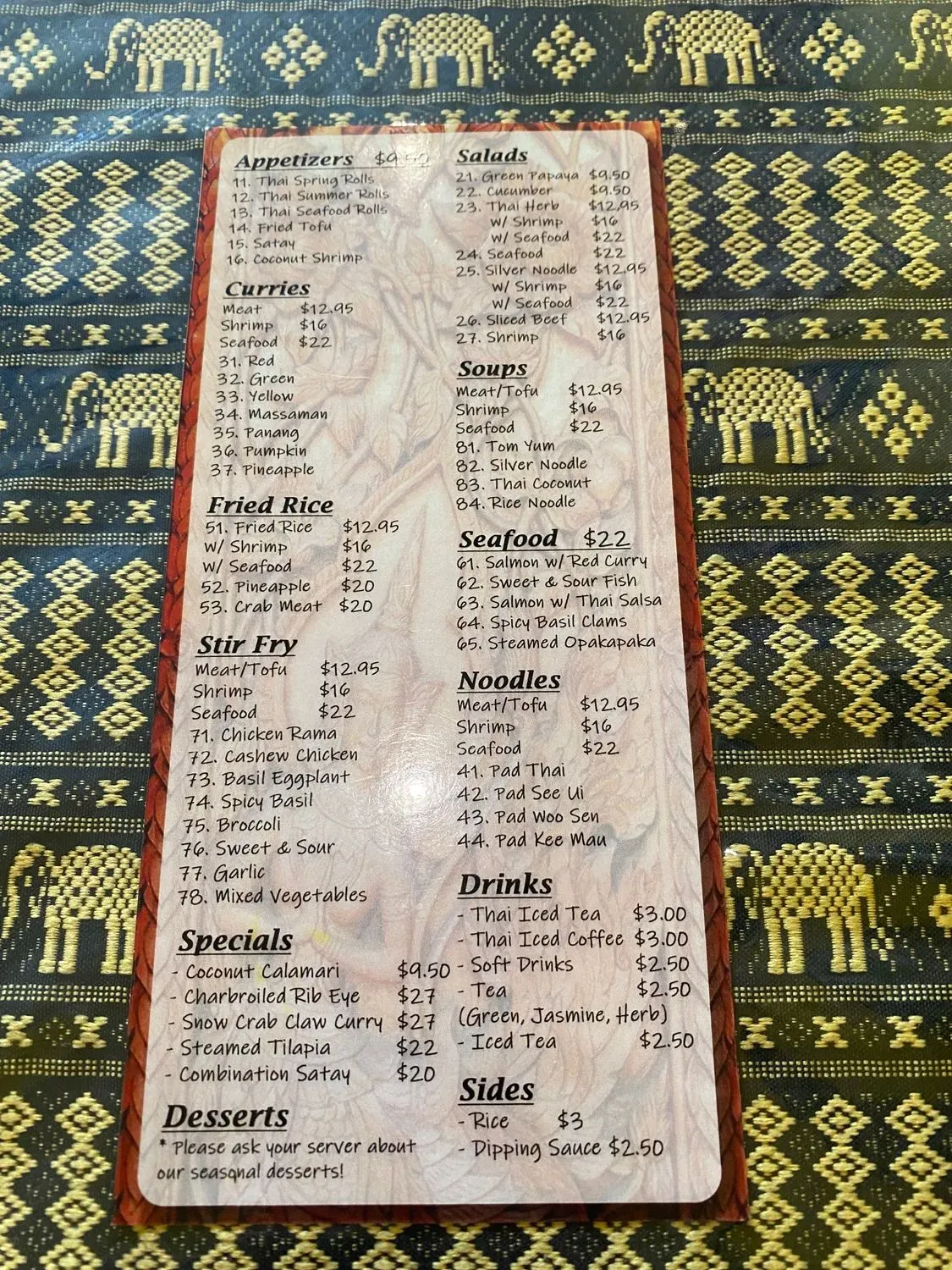 Menu 6