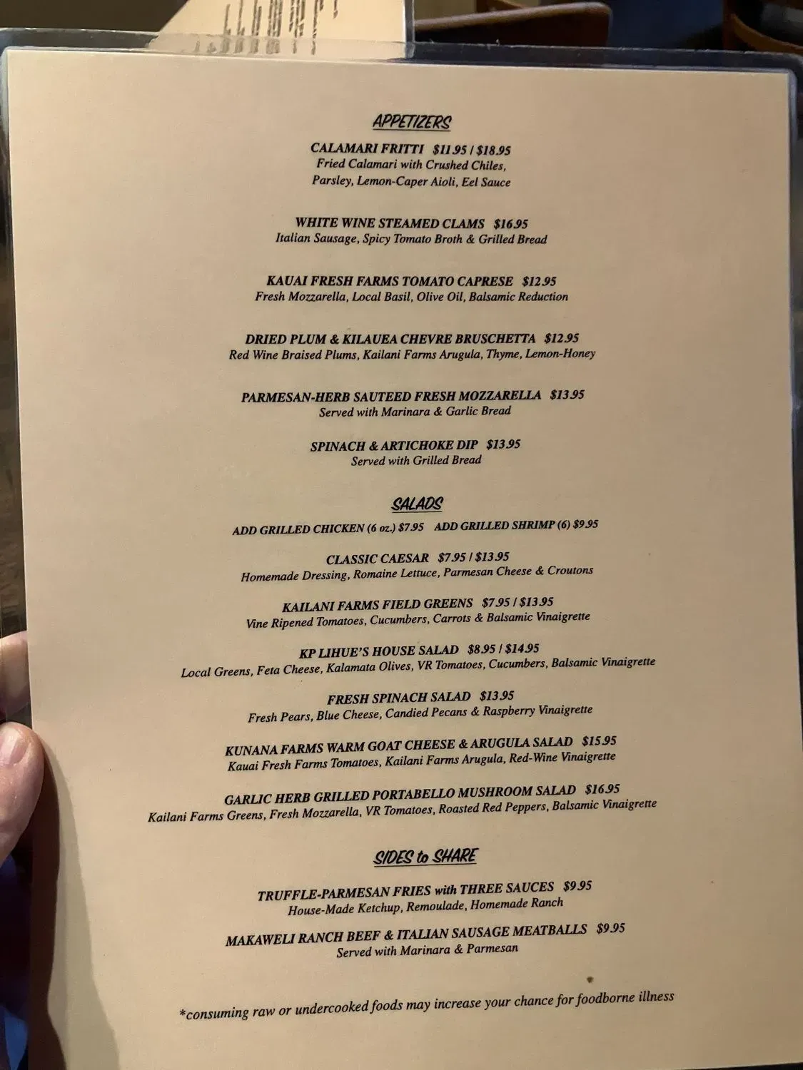 Menu 4