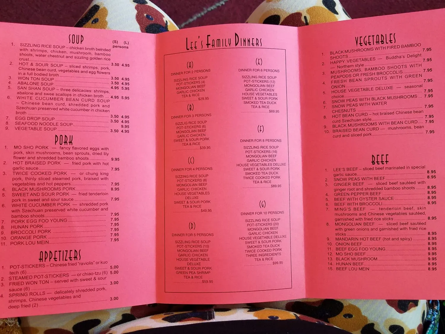 Menu 6