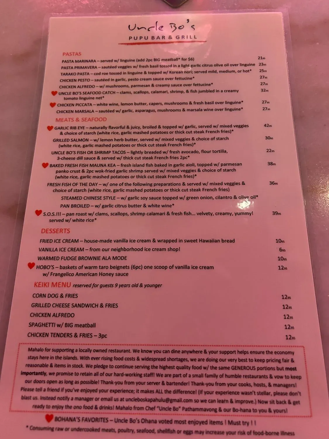 Menu 4