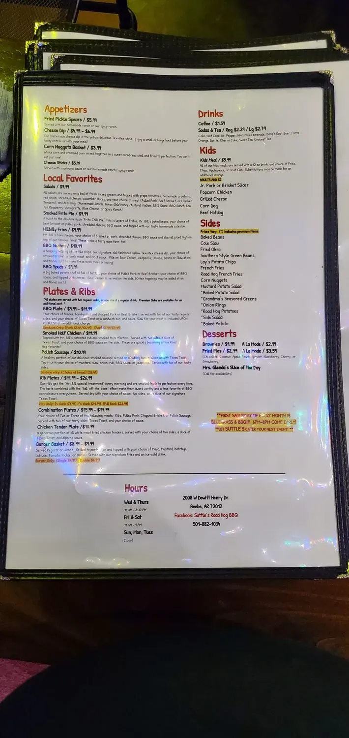 Menu 4