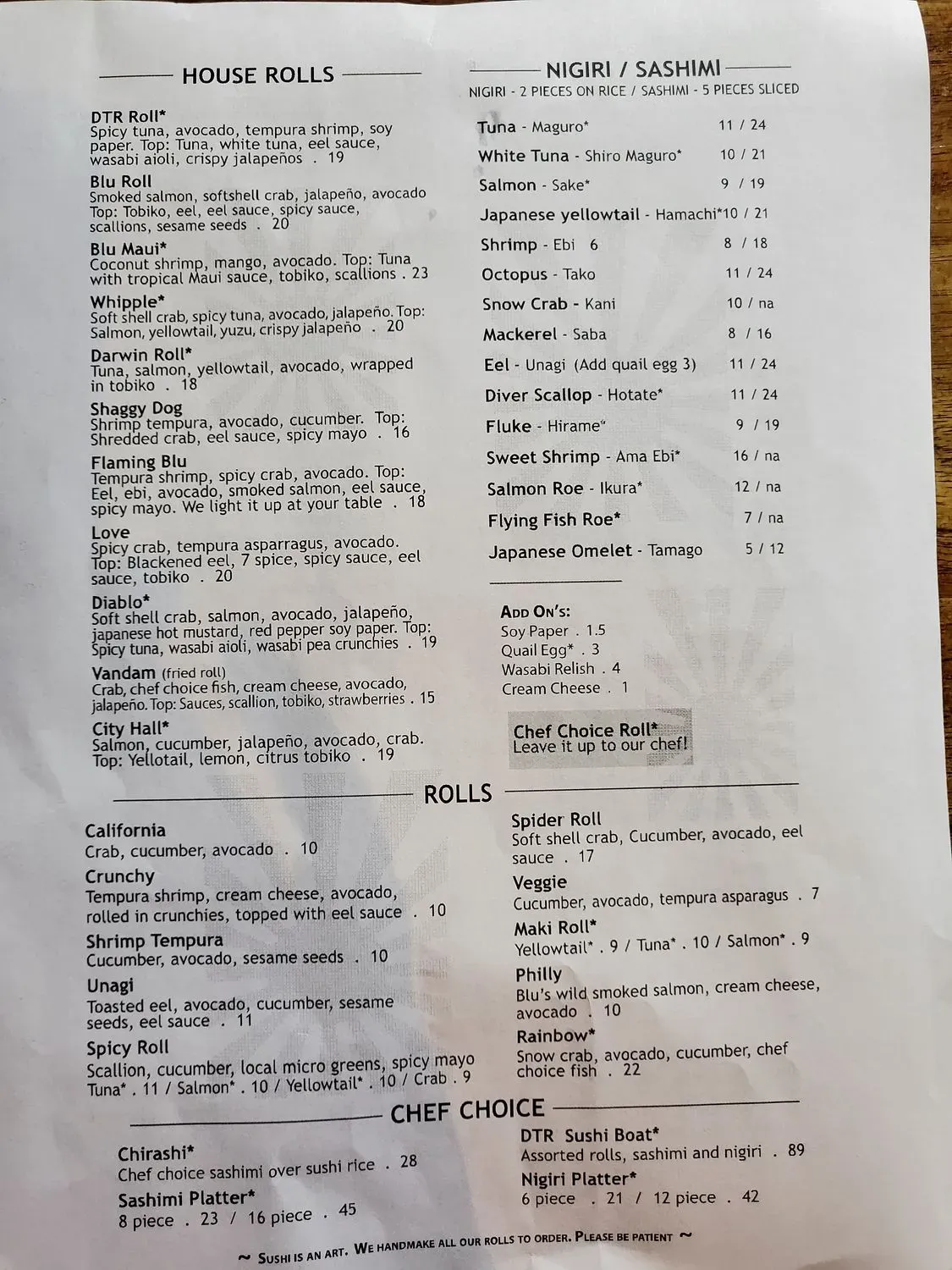 Menu 2