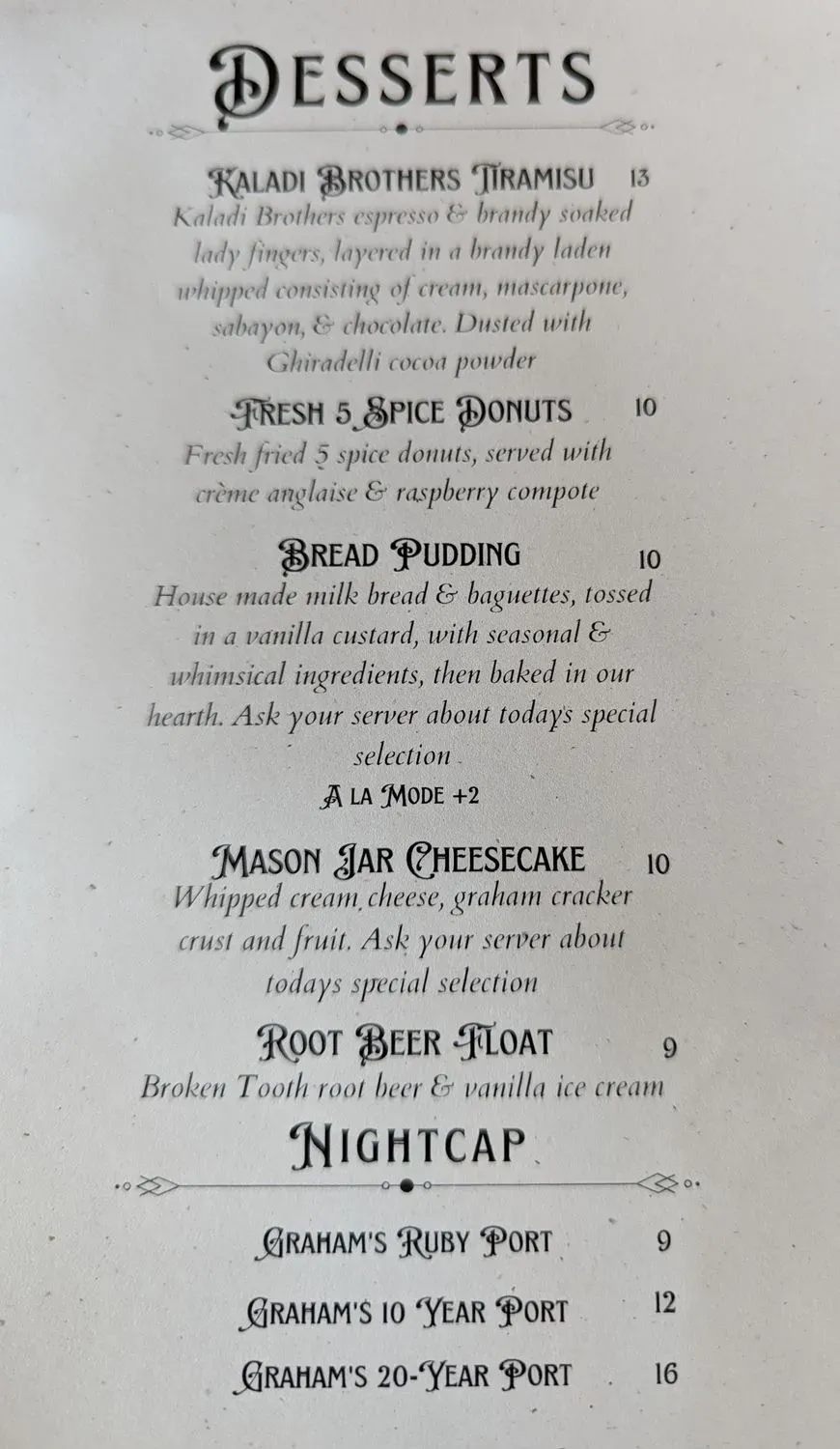 Menu 5