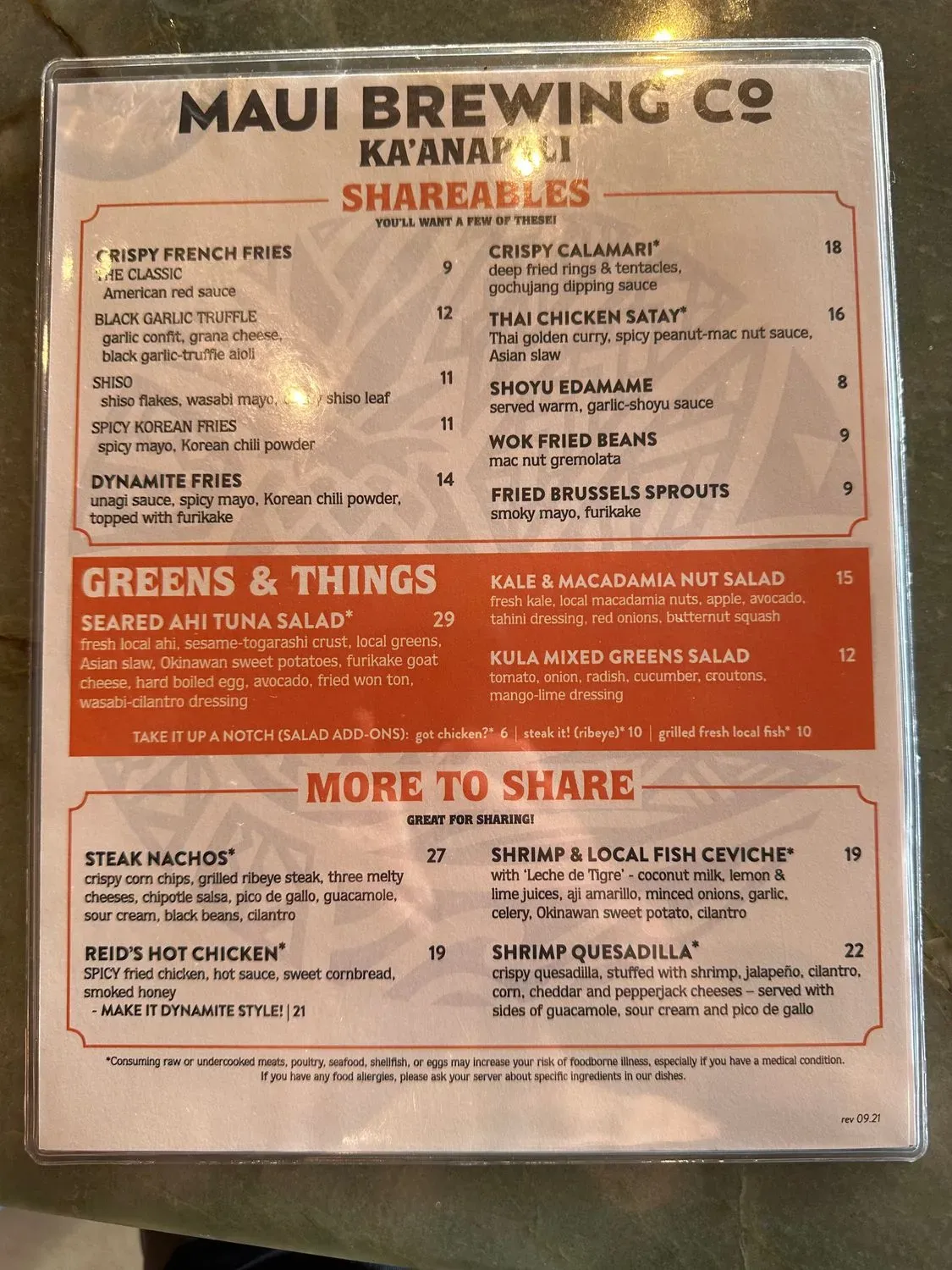 Menu 6