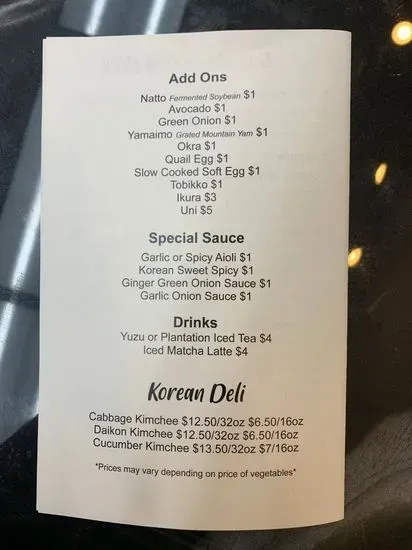 Menu 2