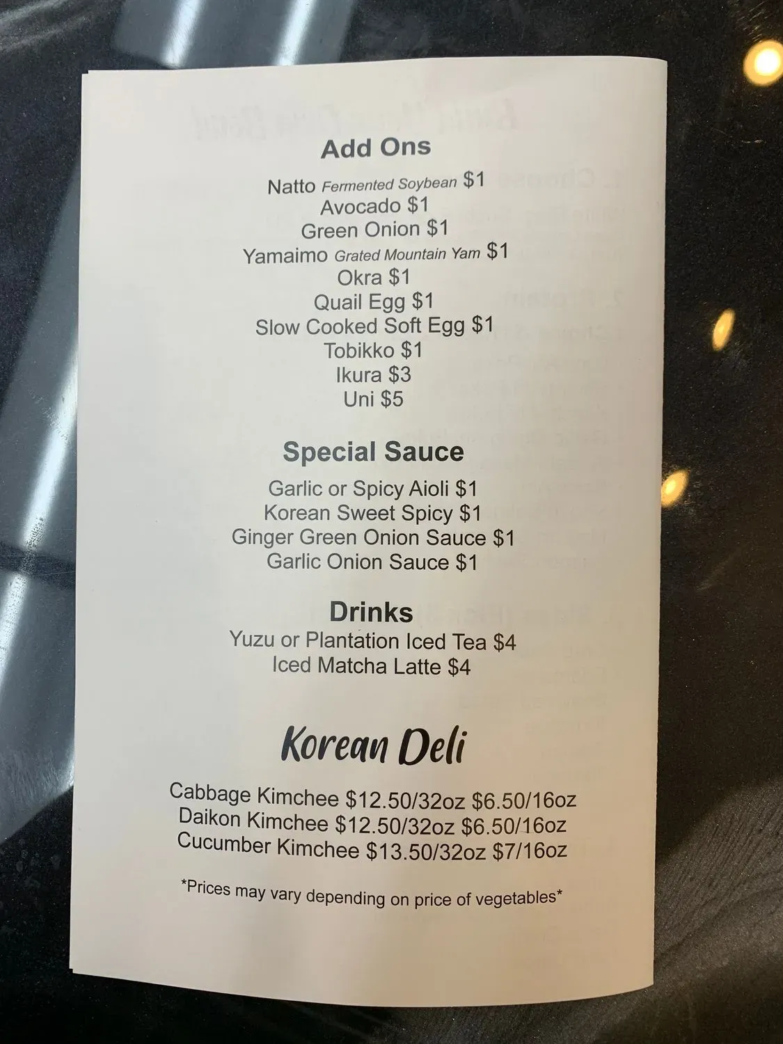 Menu 3