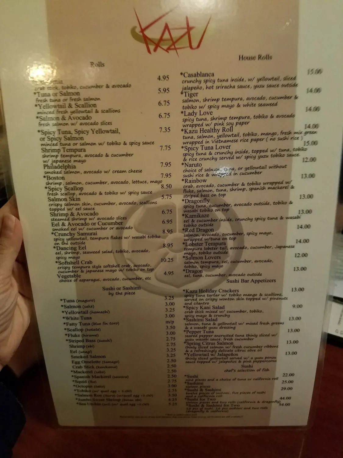 Menu 5